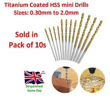 10pc titanium coated for sale  CAMBERLEY