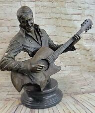 Bronze Elvis "Love Me Tender" Collector Edition Sculpture Home Decoration Deco for sale  Shipping to Canada