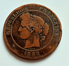 Ceres centimes 1882 for sale  Shipping to Ireland