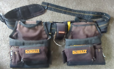 DeWALT Durable Construction Rig Tool Belt 12 Pouches Drill Hammer Hook carpenter for sale  Shipping to South Africa