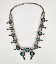 navajo squash blossom necklace for sale  Lutherville Timonium