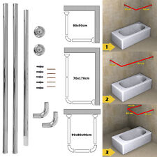 Chrome shower rail for sale  Shipping to Ireland