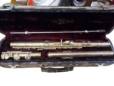 Vintage flute case for sale  BOLTON