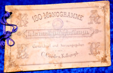 Antikes monogramm 180 gebraucht kaufen  Annweiler am Trifels