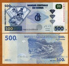 Congo D. R. 500 francos, 2020, nuevo en P, minería de diamantes UNC segunda mano  Embacar hacia Argentina