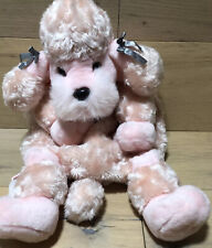 Usado, Mochila de Pelúcia Poodle Rosa Grande 18” Aurora Bolsa para Cachorro Alças Ajustáveis com Coleira comprar usado  Enviando para Brazil