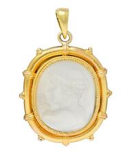 Victorian carved moonstone d'occasion  Expédié en Belgium