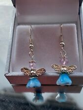 Silver angel earrings for sale  IVYBRIDGE