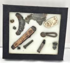 Exhibición de Arqueología Antigua ~ Conjunto de Cuchillo y Uñas ~ Objetos Encontrados ~ Mini Museo 6" segunda mano  Embacar hacia Argentina