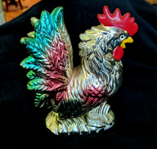 Antique rooster multicolored for sale  Gray