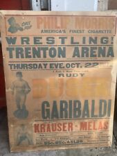 Vtg wrestling poster for sale  Sewell