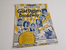 Gold diggers broadway for sale  YORK