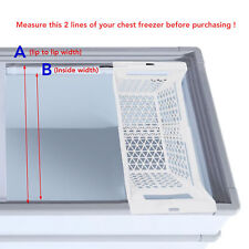 L Chest Freezer Basket Deep Freezer Organizer Bin Expandable PP Heavy Load LT for sale  Shipping to South Africa