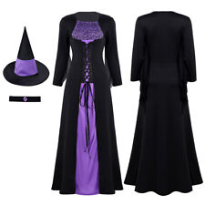 Fantasia de bruxa adulta feminina Halloween cosplay vestido fantasia terno má enfeitiçado comprar usado  Enviando para Brazil