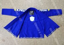 Calça infantil brasileira jiu jitsu gi bjj quimono elástica cintura azul tamanho M0 comprar usado  Enviando para Brazil