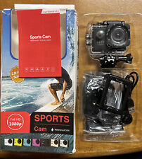 Used, Camera 1080P 12MP Sports Cam Full HD 2.0 Inch Action Cam 30m/98 Waterproof. for sale  Shipping to South Africa