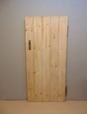Porta de madeira recuperada pinho 70 1/4" x 32 1/4" borda de prancha ref 382D comprar usado  Enviando para Brazil