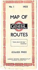 Map london general for sale  SHERINGHAM