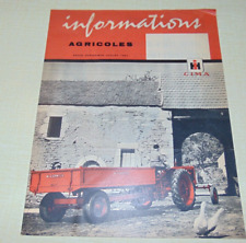 Prospectus tracteur informatio d'occasion  Pont-d'Ain