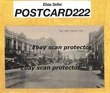 CT Norwalk 1930-40s cartão postal antigo WALL ST EDIFÍCIOS E AUTOMÓVEIS CONN comprar usado  Enviando para Brazil