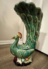 Decorative peacock vase for sale  Columbus