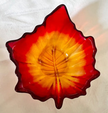 Vintage glass leaf for sale  Pittsfield