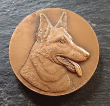 medaille chien bronze d'occasion  Plémet