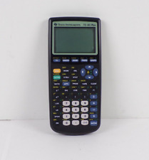 Calculadora Gráfica Texas Instruments TI-83 Plus negra, sin cubierta usada probada segunda mano  Embacar hacia Argentina