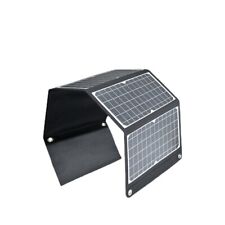 Usado, 30W ETFE Faltbares Solarpanel Solarmodul Energie USB-Ladegerät Solarladegerät DE comprar usado  Enviando para Brazil