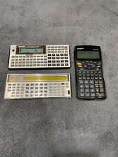 3 calculadoras científicas Sharp EL-5500 III EL-5100 EL-W535 segunda mano  Embacar hacia Mexico