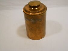 Antique Heintz Sterling Silver On Bronze Humidor Jar # 2582 (READ)  6 1/2 high for sale  Shipping to South Africa