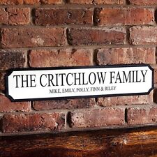 Personalised family street for sale  NORTHWICH