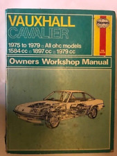 Vauxhall cavalier workshop for sale  WOODBRIDGE