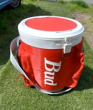 Used, Budweiser Retro Vintage Beer Cooler Bag Stool  Camping Festival Campervan for sale  Shipping to South Africa