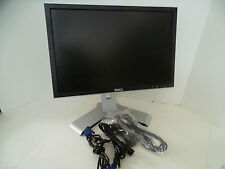 Monitor LCD Dell 2007WFP 20" UltraSharp con concentrador USB de 4 puertos VGA DVI S-Video HF730 segunda mano  Embacar hacia Argentina