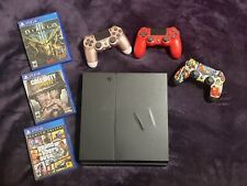 Used, Sony PlayStation 4 POWERS ON Console Black W/ 3 Controllers And Games PS5 5 READ for sale  Shipping to South Africa