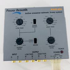 Power Acoustik PAC-2X Active Crossover Network 2 Way System Vintage NÃO TESTADO comprar usado  Enviando para Brazil