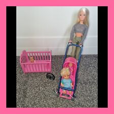 Simba Steffi Love Doll Baby World Play Set Toddler Baby Dolls Cot & Accessories , used for sale  Shipping to South Africa