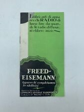Freed eisemann. fabbricanti usato  Italia