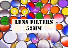 Lens filters 52mm for sale  CLEVEDON