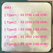 Usado, CPU AMD Athlon II X2-210E X2-235E X2-240E X2-245E X2-250E AM3 45W  comprar usado  Enviando para Brazil