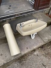 Sink pedestal taps for sale  OTLEY
