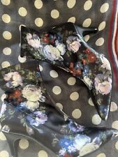 Ankle boots floral for sale  HEREFORD