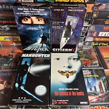 Usado, Lote VZV 4 VHS Overstock Serial Killer Terror Thrillers Testados Hitcher Citizen X comprar usado  Enviando para Brazil
