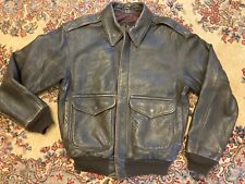 leather bomber jacket vintage for sale  Superior