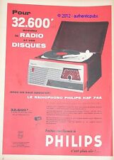 Publicite 1957 philips d'occasion  Cires-lès-Mello