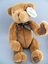 VTG Wishpets Plush Teddy Bear CARMEL 15" w/Plaid Ribbon '97 w/Tags EUC  for sale  Shipping to South Africa