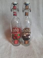 Usado, Par de 360 garrafas vazias de vodca chocolate duplo e framboesa vermelha 750 ml  comprar usado  Enviando para Brazil