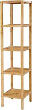 Songmics 5-Tier Bamboo Bathroom Shelf Kitchen Storage Shelf BCB55Y ., used for sale  Shipping to South Africa