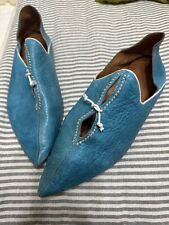 flats toe blue pointy for sale  Tampa